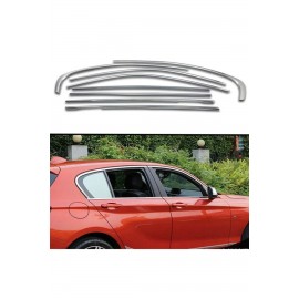 Bmw 1 Serisi F20 Paslanmaz Krom Cam Çerçeve Çıtası Seti 2013-2019